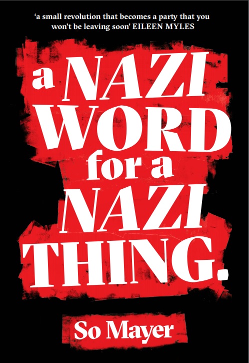 News: A NAZI WORD FOR A NAZI THING is now available in the US!