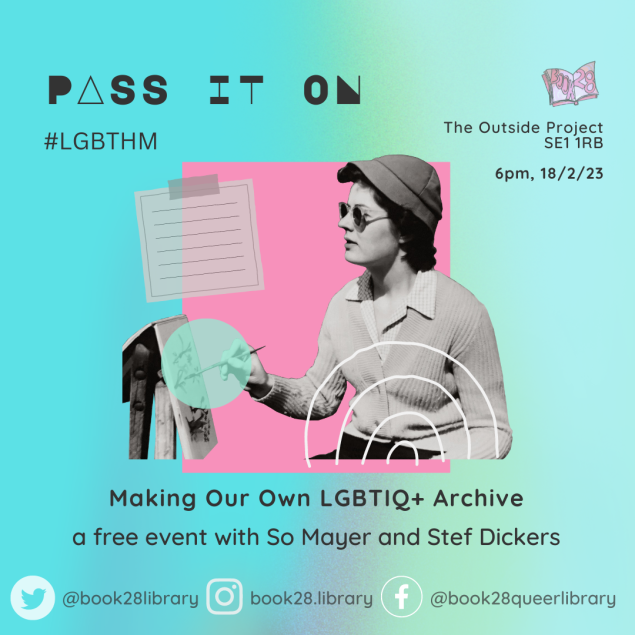 Event: Pass It On at Outside Project, 18 Feb 2023